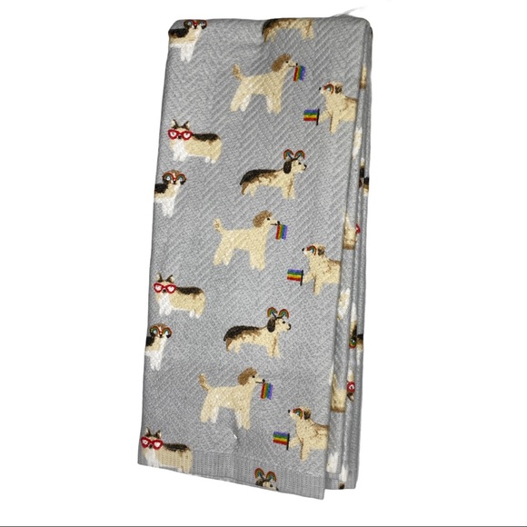 Pride Love is Love Dogs & Flags LGBTQ Towel Set - Picture 2 of 4